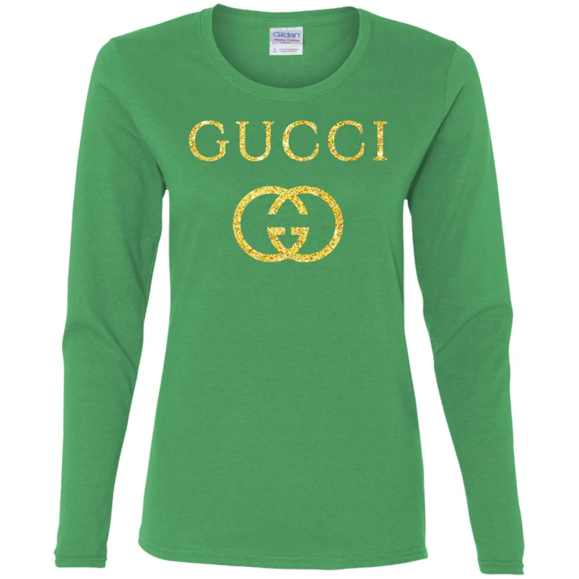 Gucci Logo Vintage Inspired Women Long Sleeve Shirt