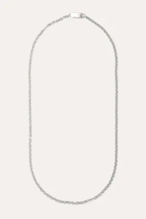 H21 - Platinum Plated Sterling Silver Necklace