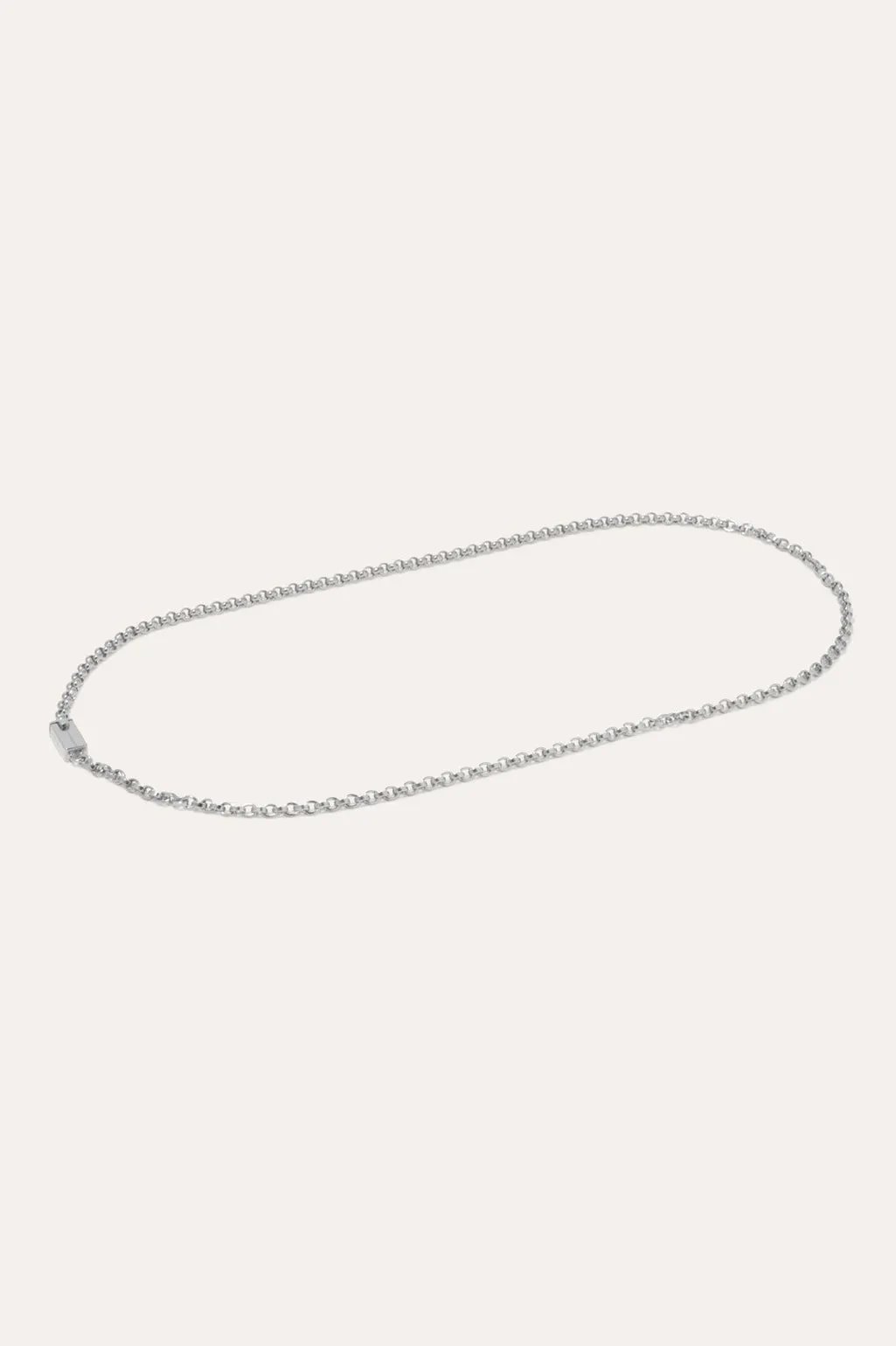 H21 - Platinum Plated Sterling Silver Necklace