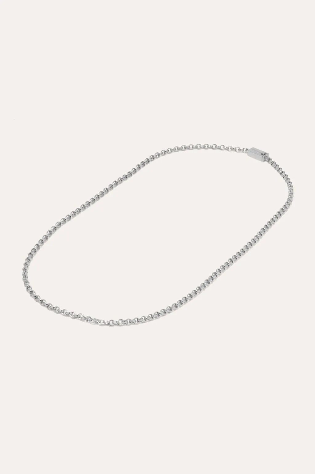 H21 - Platinum Plated Sterling Silver Necklace