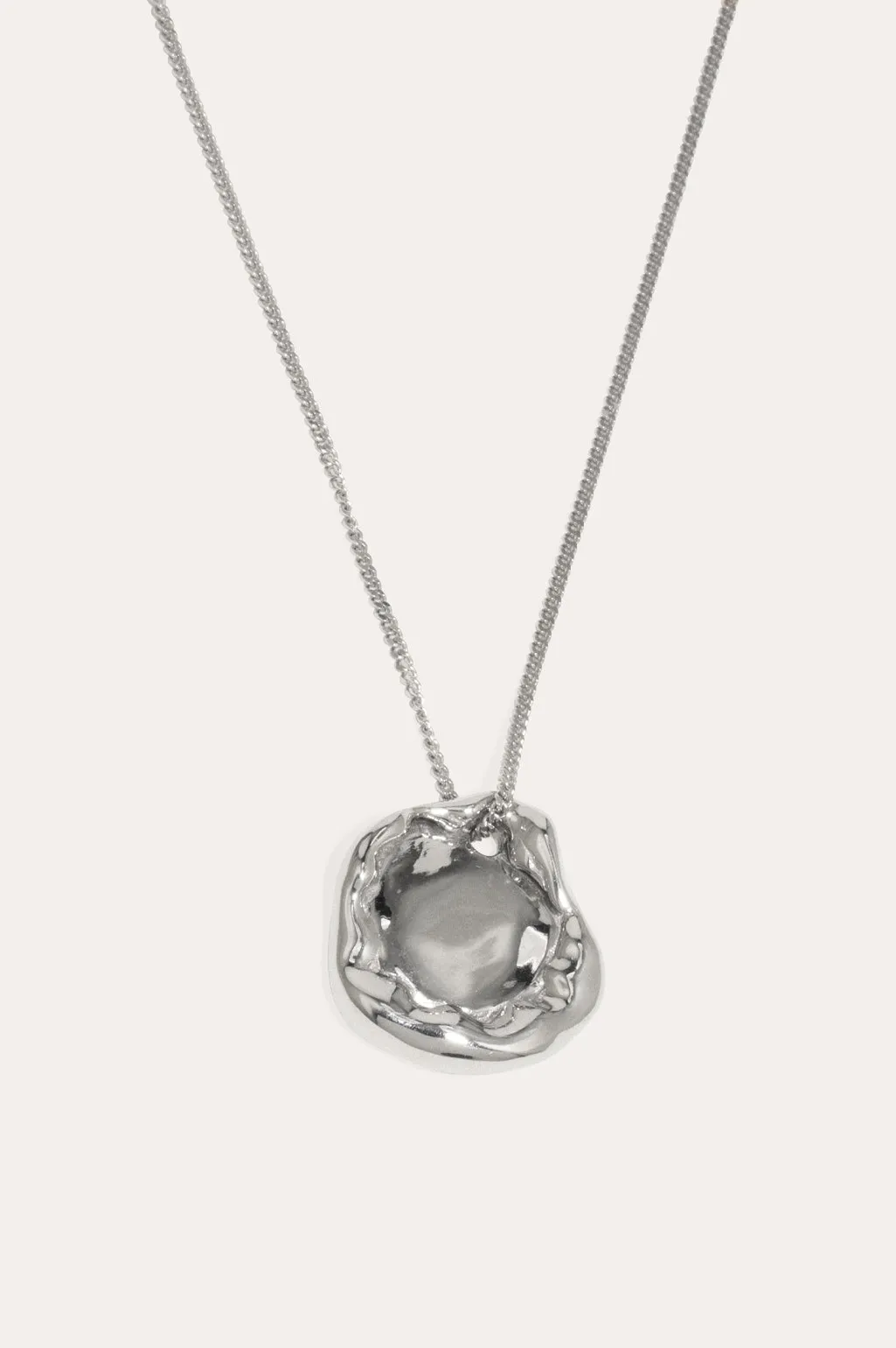 H60 - Rhodium Plated Pendant