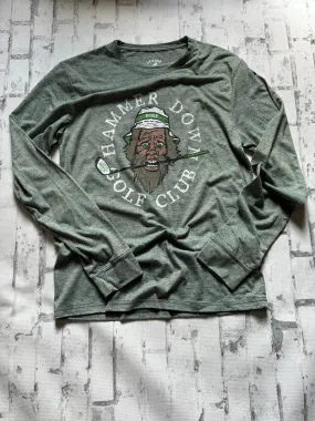 Hammer Down "Golf Club" Long Sleeve T-shirt - Green