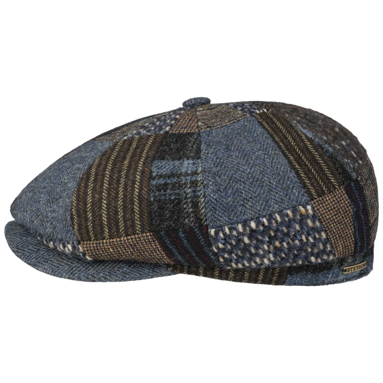 Hatteras Classic Patchwork Flat Cap by Stetson