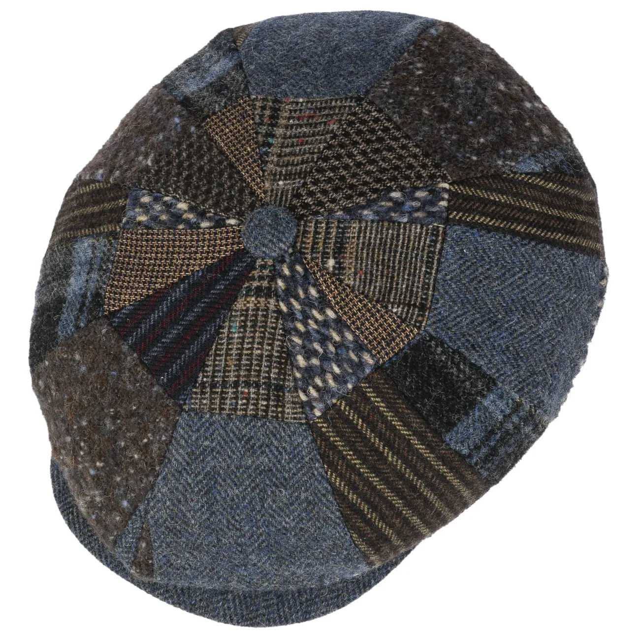 Hatteras Classic Patchwork Flat Cap by Stetson