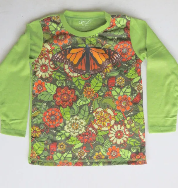 In my garden - Long sleeve boho T shirt