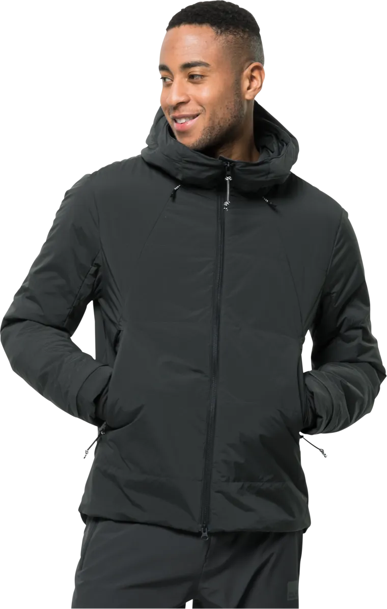 Jack Wolfskin Men&#x27;s Bike Commute Insulated Jacket Phantom | Buy Jack Wolfskin Men&#x27;s Bike Commute Insulated Jacket Phantom here | Outnorth