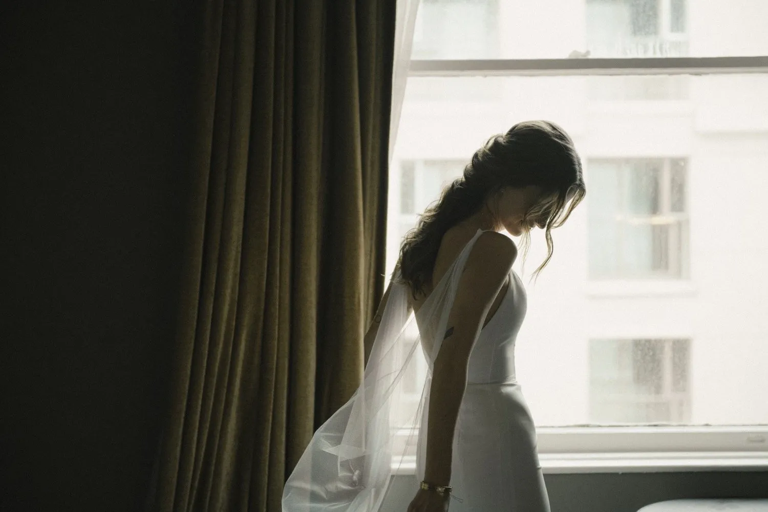 JANNA | Draped Bridal Cape