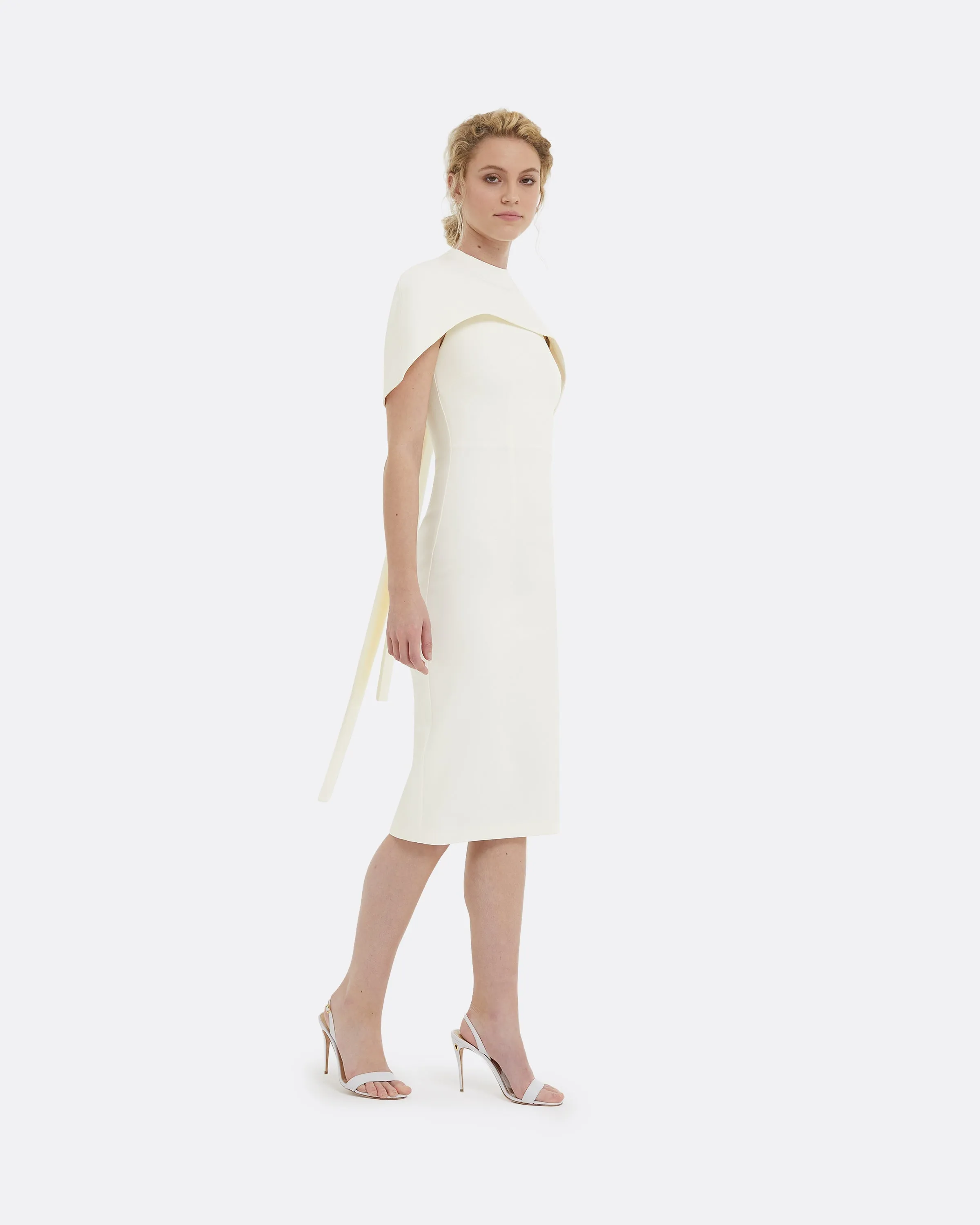 Kalika Ivory Midi Dress