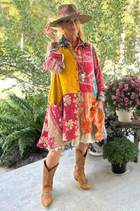 Kantha Sunrise Button Tunic by Jaded Gypsy