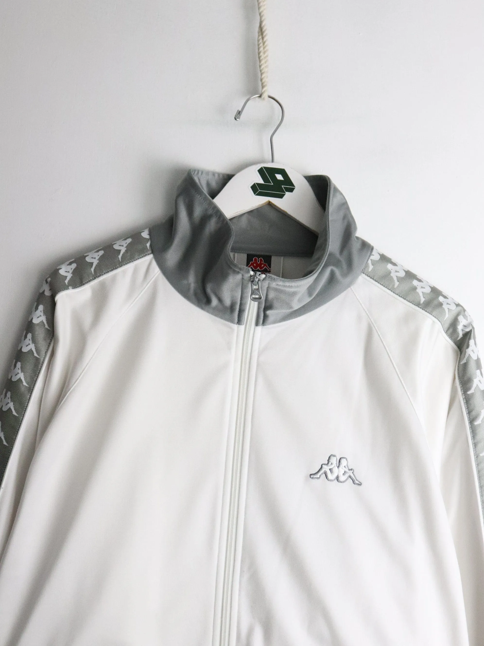 Kappa Track Jacket Mens 2XL White