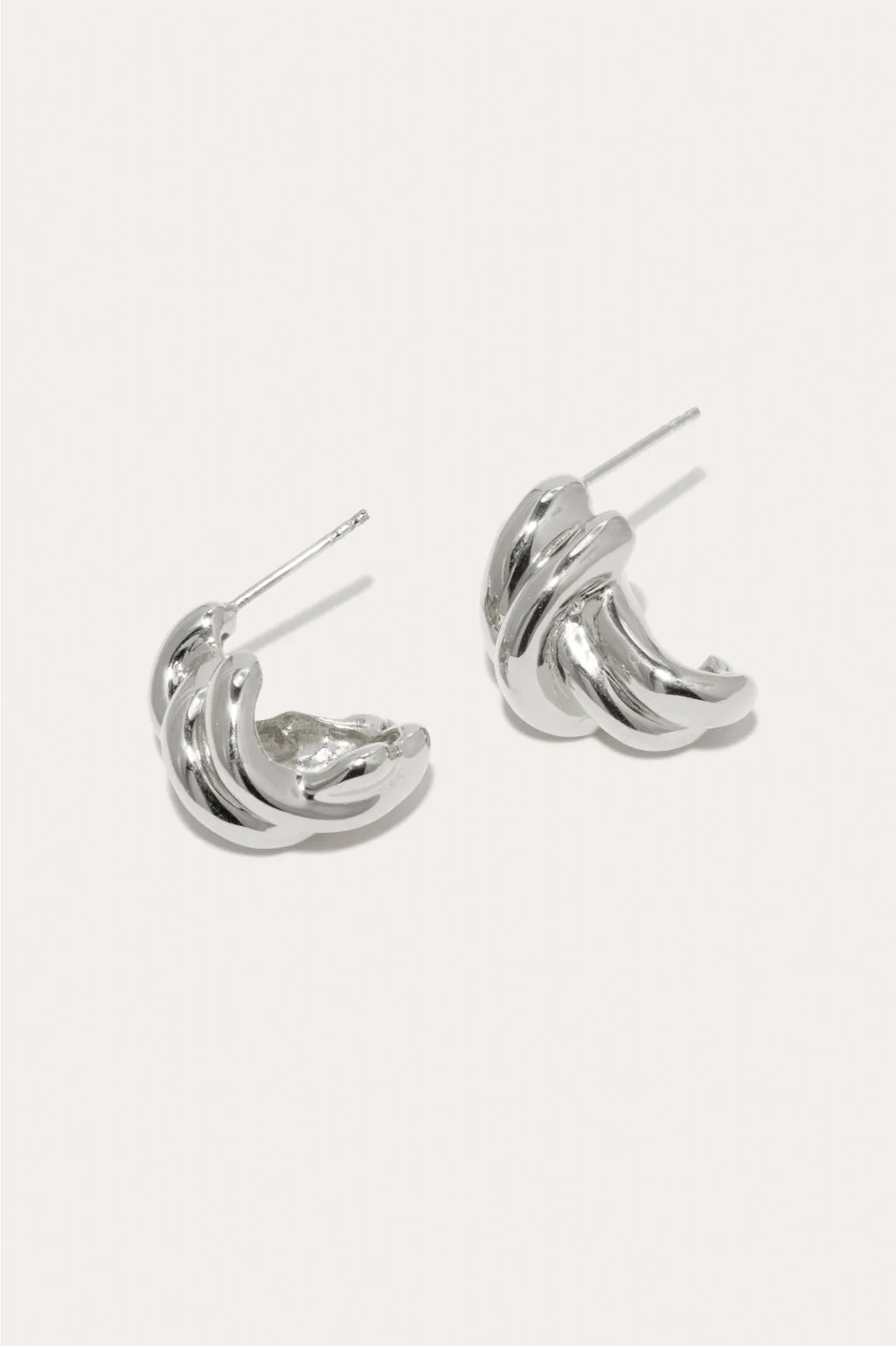 Kettle - Recycled Silver Earrings