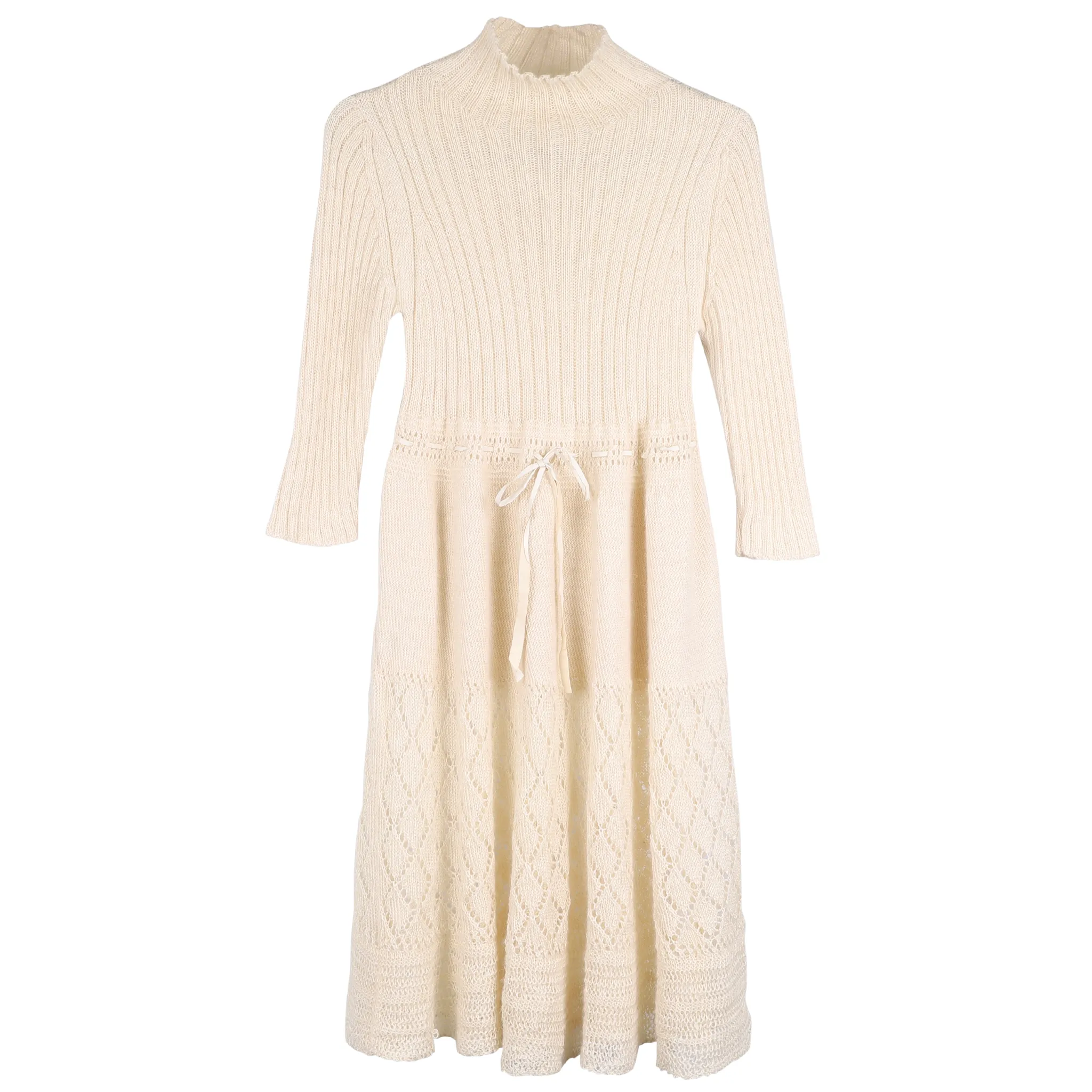 KNIT DRESS / CREAM