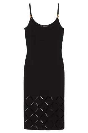 Laser Cut Knit Dress