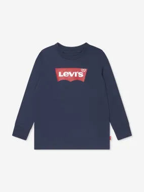 Levi's Wear Boys Cotton Long Sleeve Logo T-Shirt