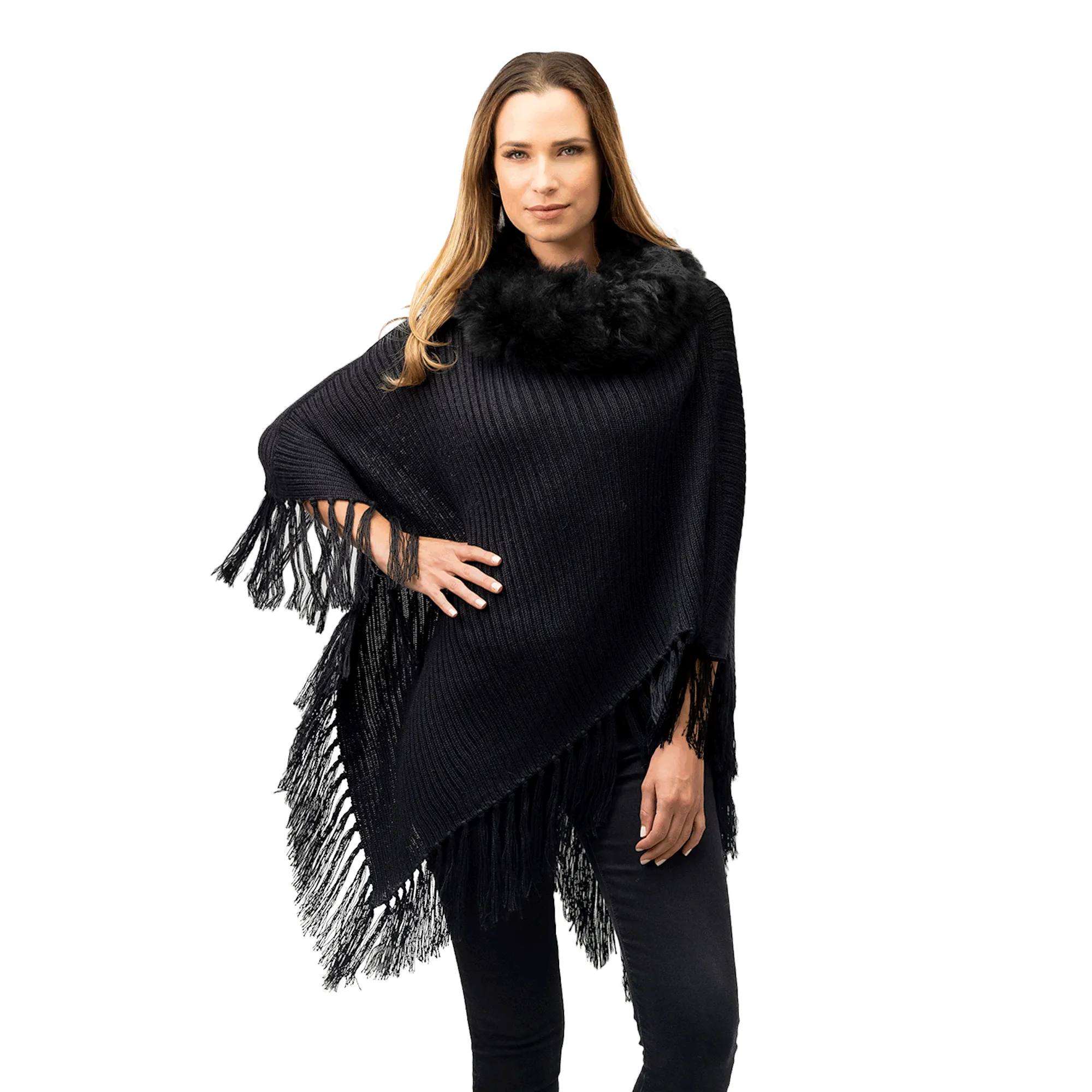 Maria Fur Poncho