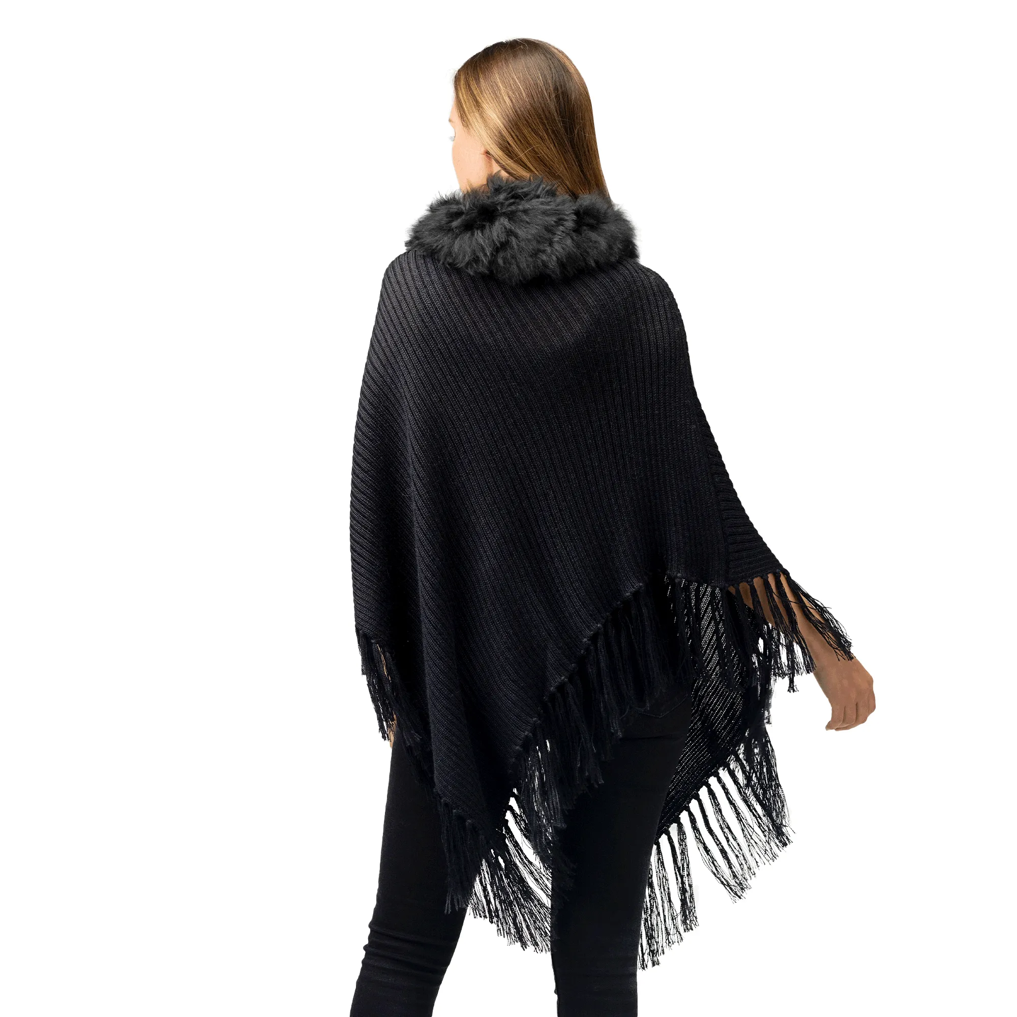 Maria Fur Poncho