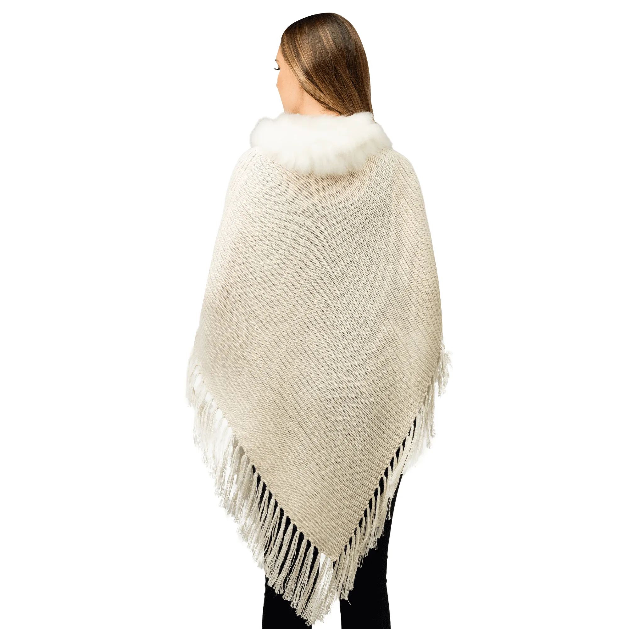 Maria Fur Poncho