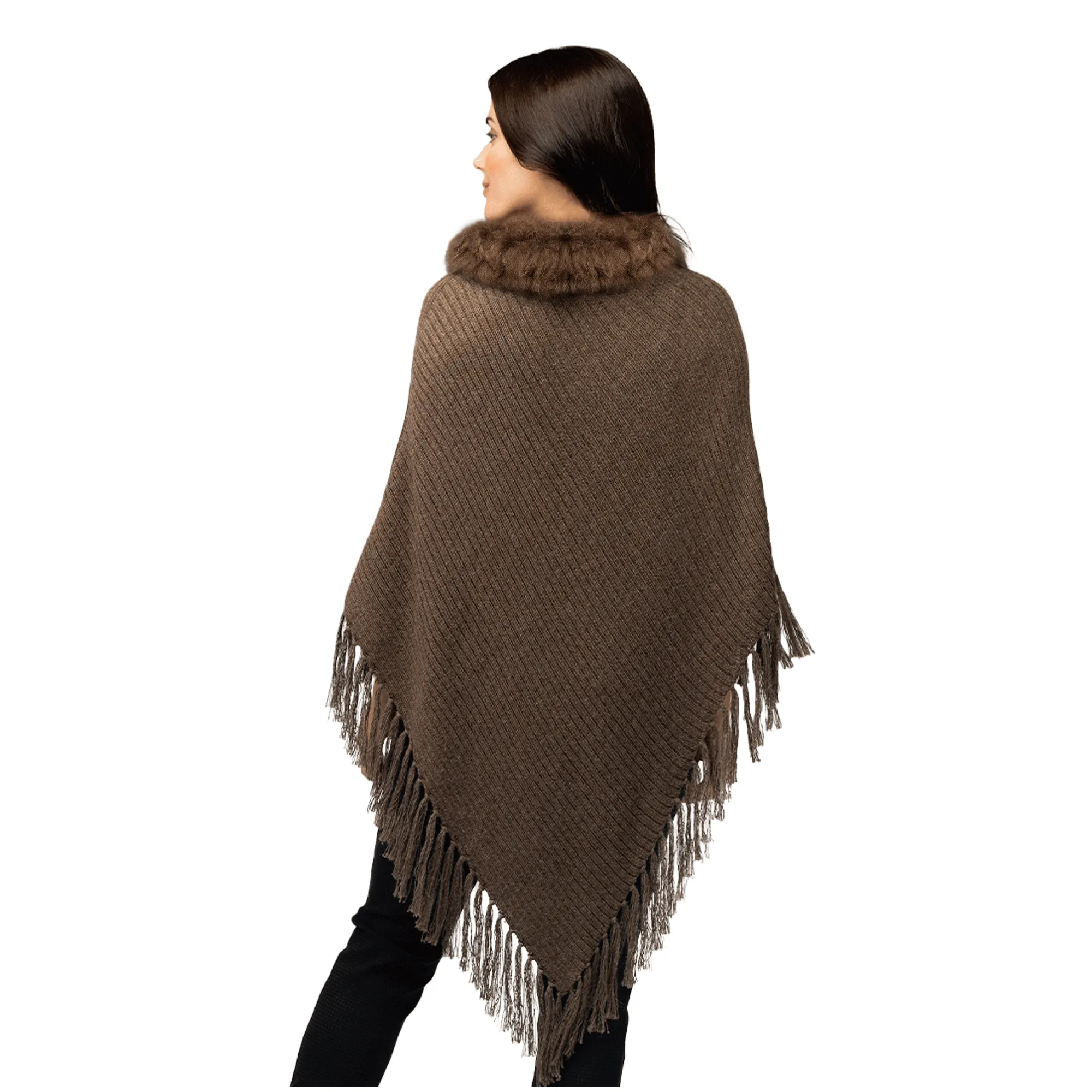 Maria Fur Poncho