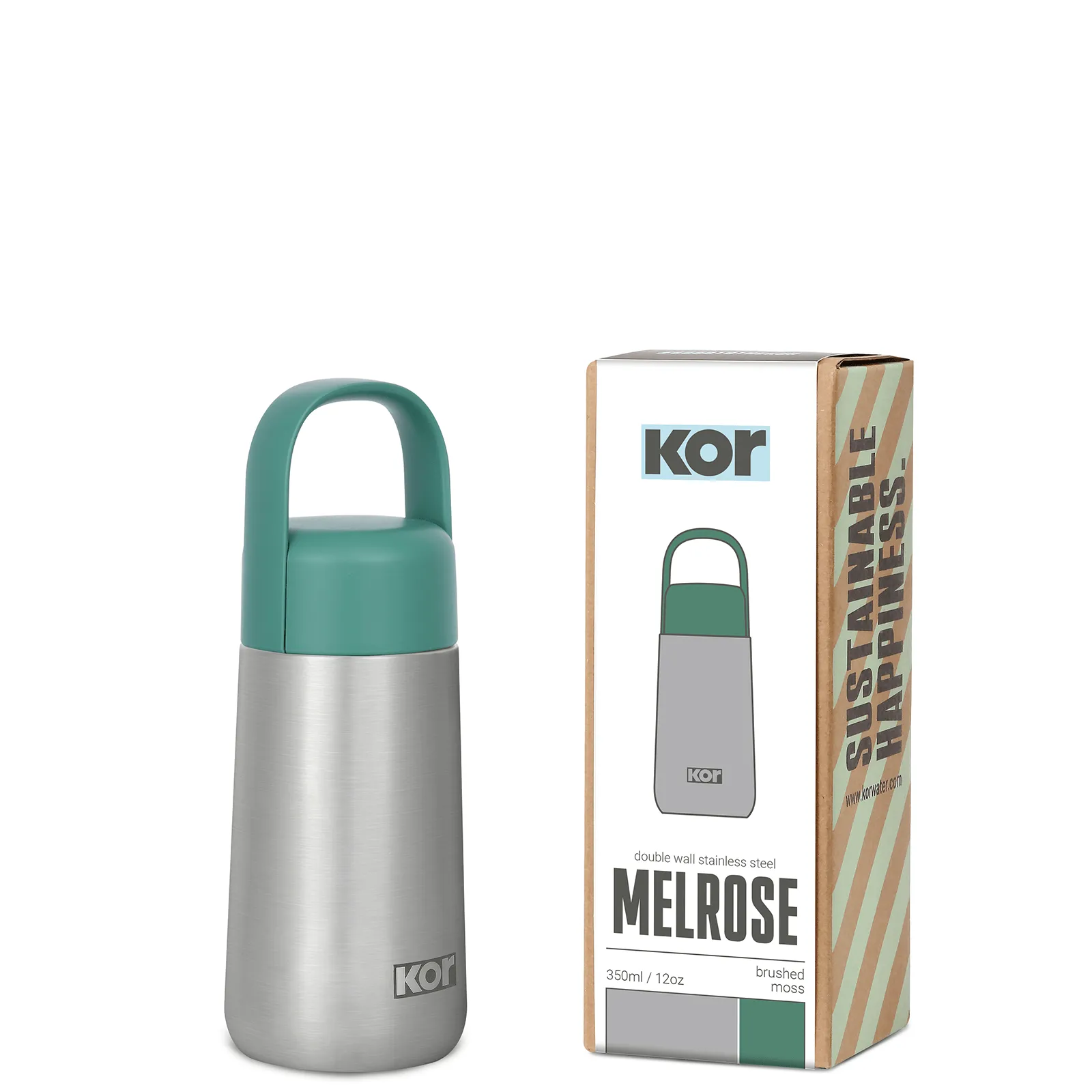 Melrose 12 oz (350 ml) Double Wall Stainless Steel Bottle