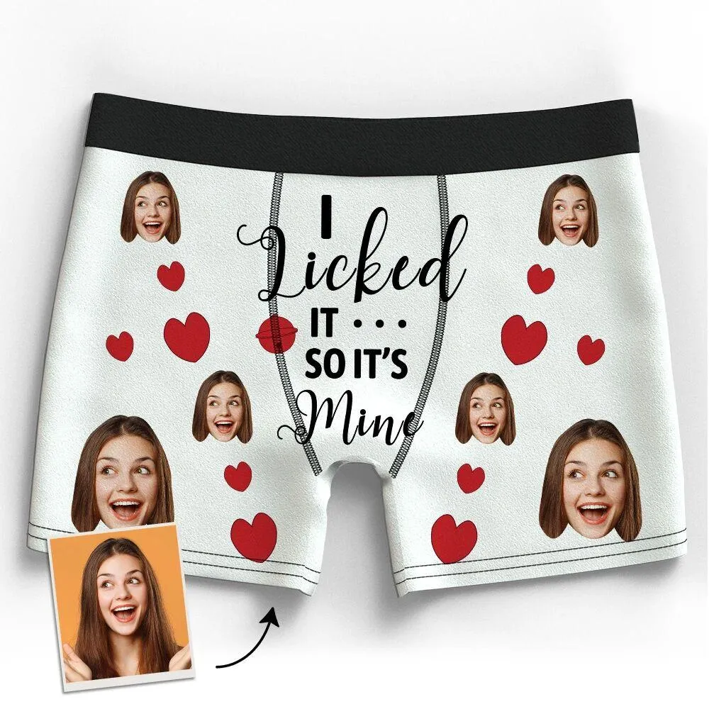 Men's Customized Face Boxer 3D Online Preview Personalised Photo Boxer It's Mine