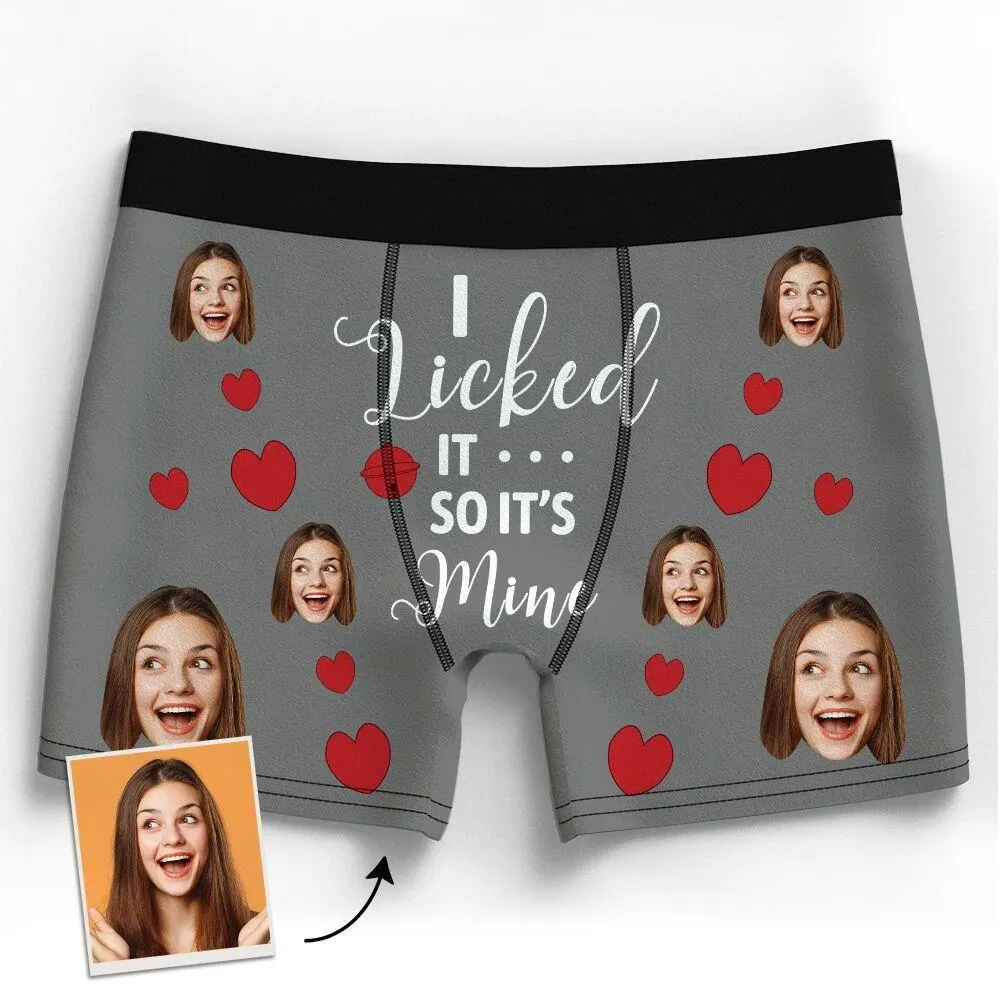 Men's Customized Face Boxer 3D Online Preview Personalised Photo Boxer It's Mine