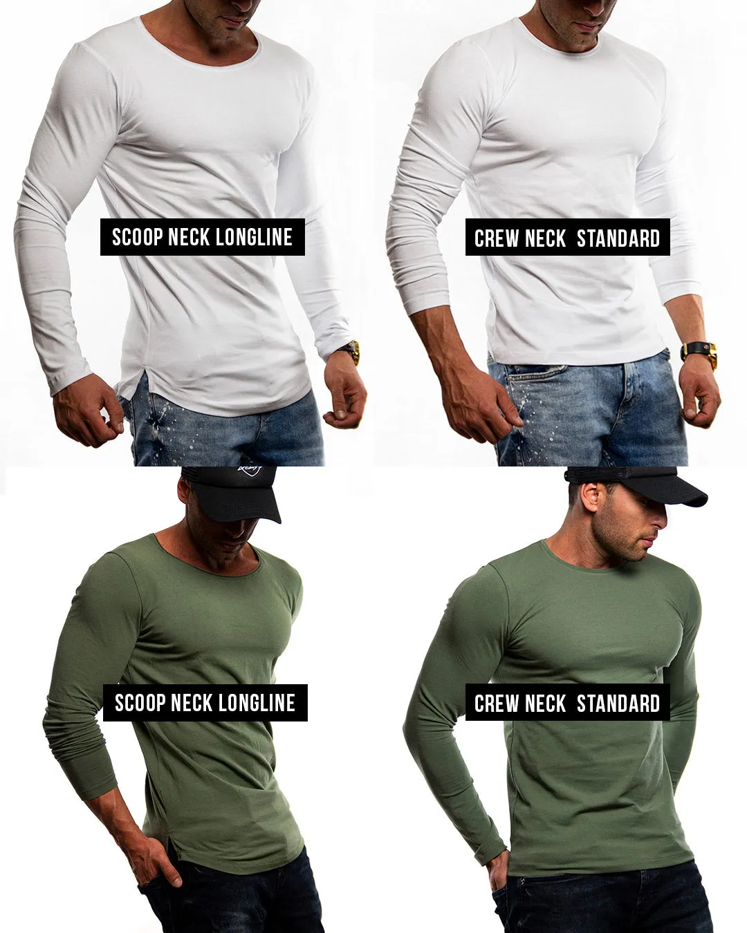 Mens Long Sleeve T-shirt "BEAST MODE ON" MD930