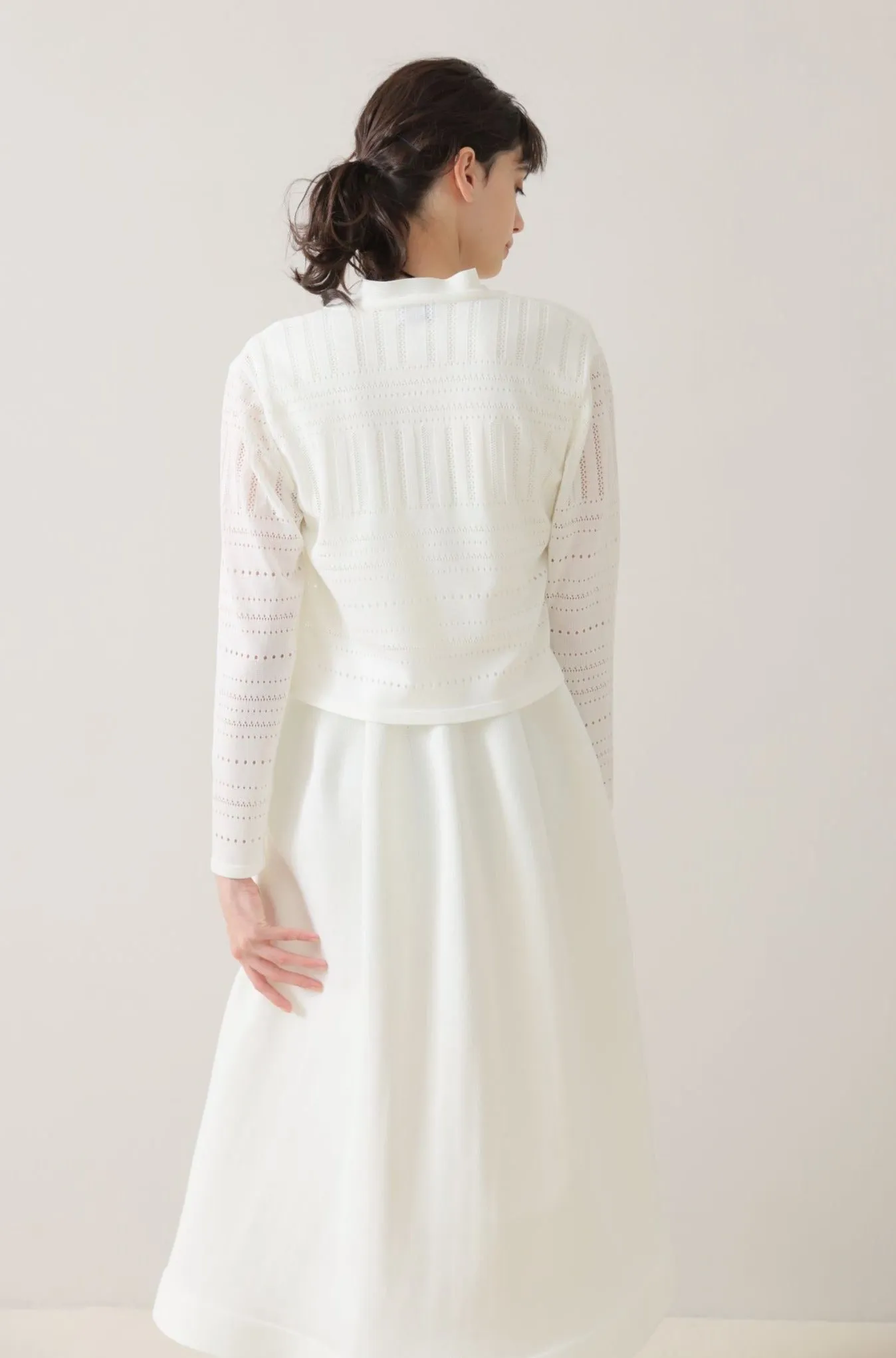 Milly knit dress (White)