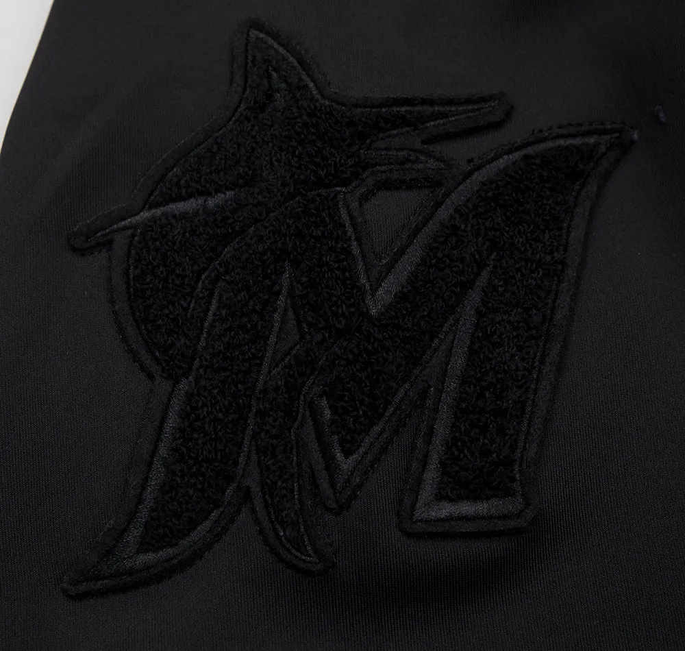 MLB MIAMI MARLINS CITY MEN'S TRACK JACKET (BLACK)