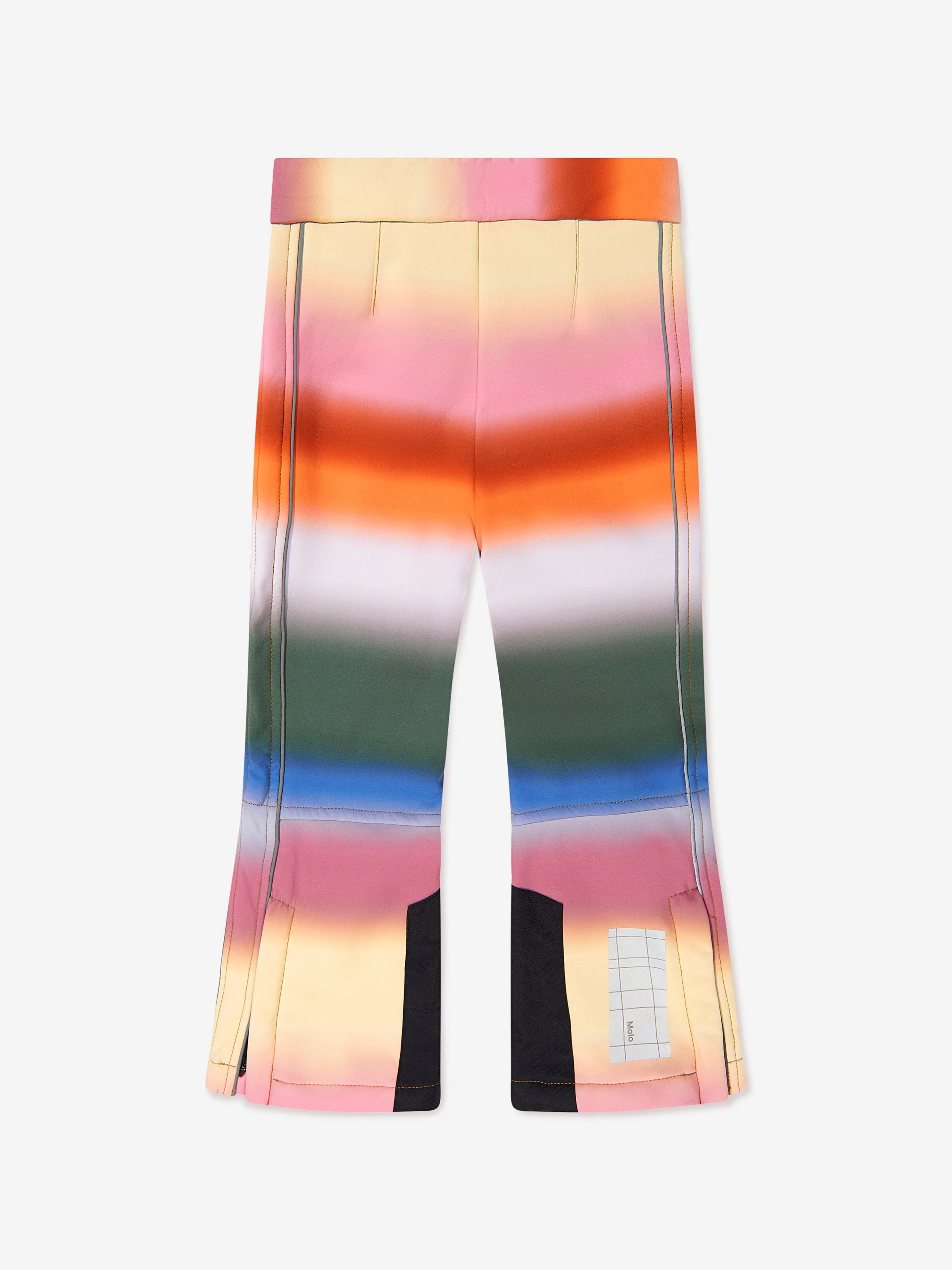 Molo Girls Rainbow Striped Ski Trousers