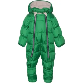 Molo Woodland Green Hebe Baby Snowsuit