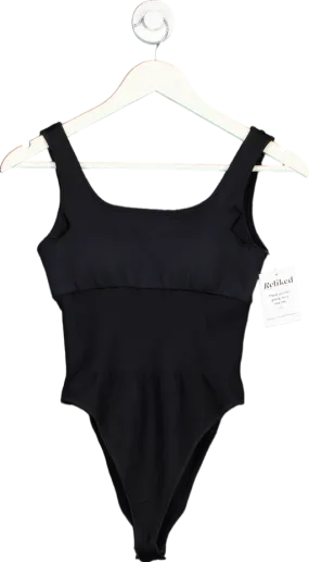 Mooslover Black Ribbed Bodysuit