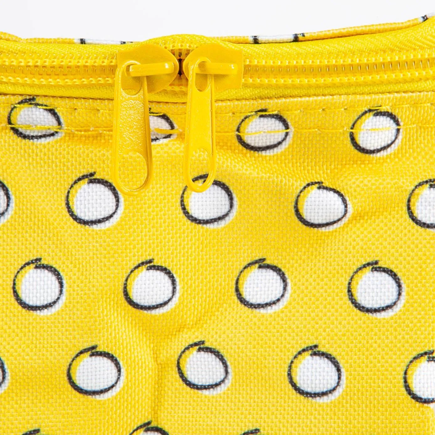 Mustard Polka Insulated Lunch Bag - By Nicholas Winter