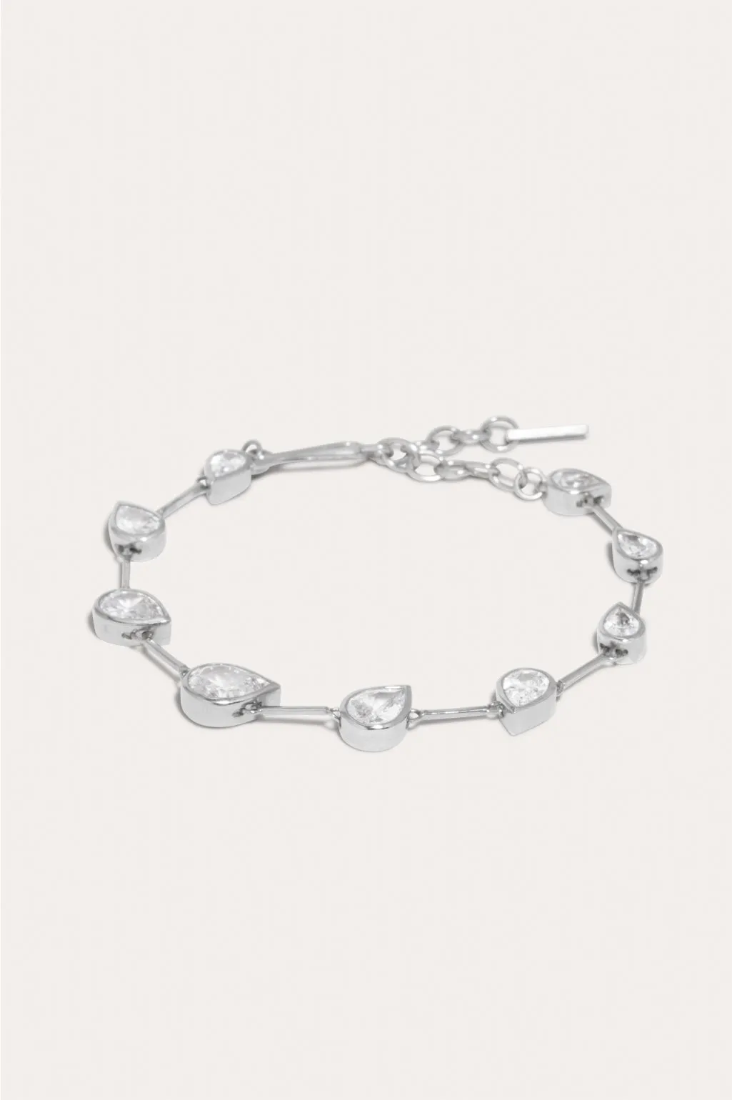 Myriad - Zirconia and Recycled Silver Bracelet