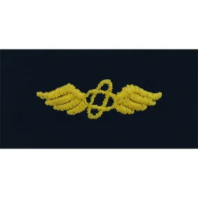 Navy Aviation Electronics Technician Embroidered Coverall Collar Device