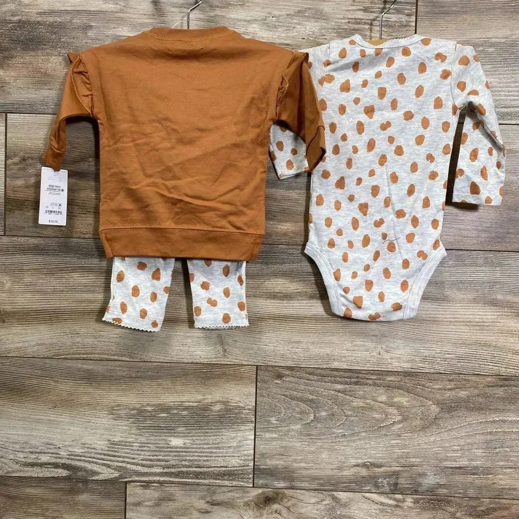 NEW Just One You 3pc Sweatshirt Set sz 6m