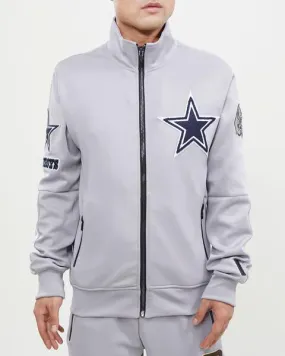 NFL DALLAS COWBOYS CLASSIC MEN'S TRACK JACKET (GRAY)