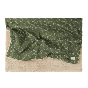 Nobodinoz Stories Winter Blanket 100x140cm | Green jasmine