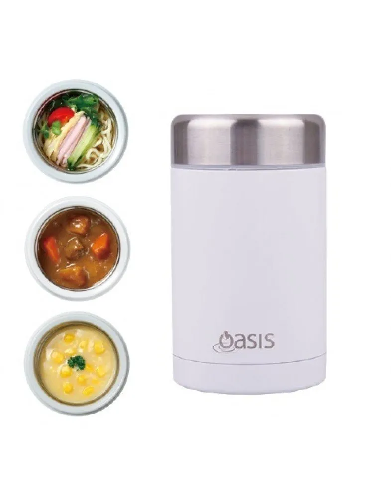 Oasis Insulated Food Flask 450ml - Red