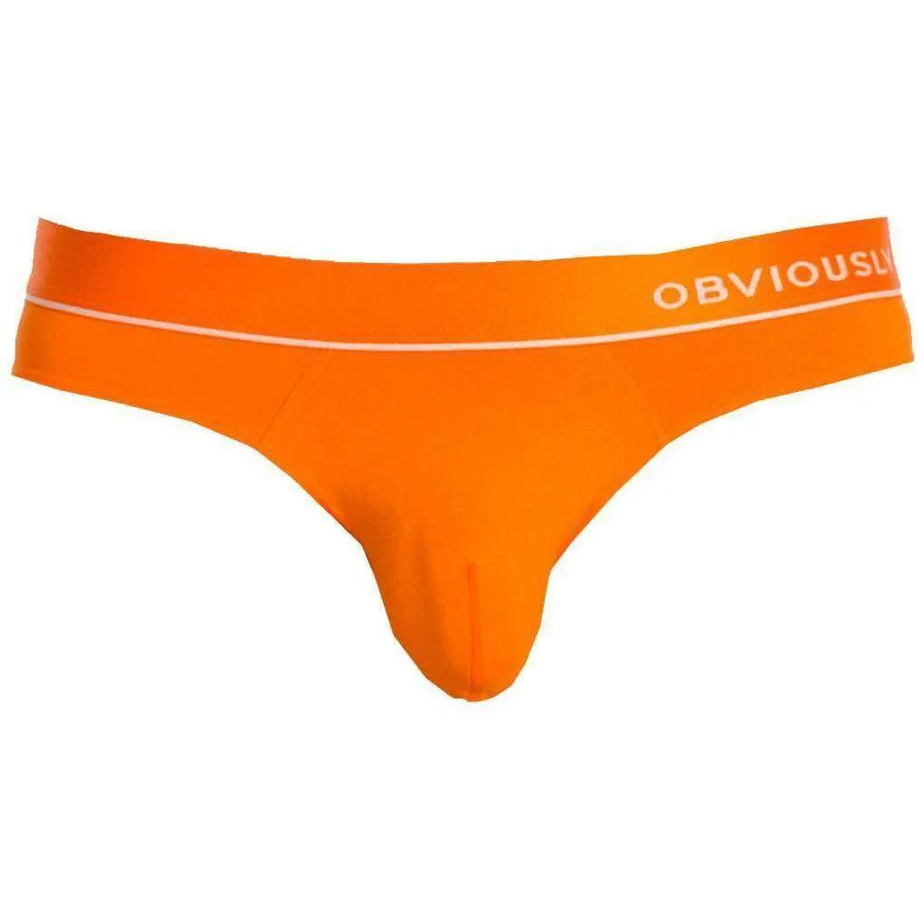 Obviously PrimeMan AnatoMAX Hipster Brief - Orange