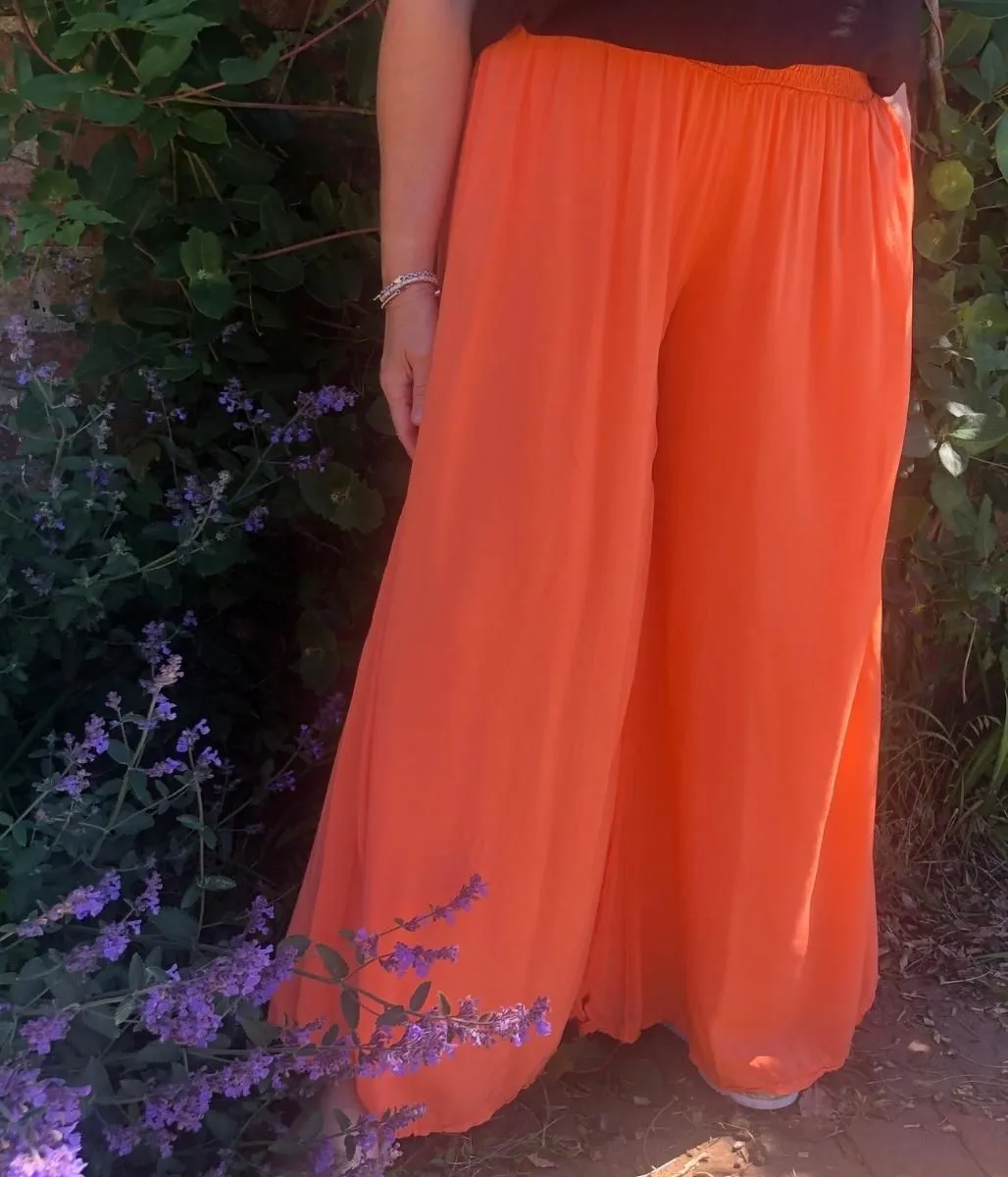 Orange Culotte Trousers