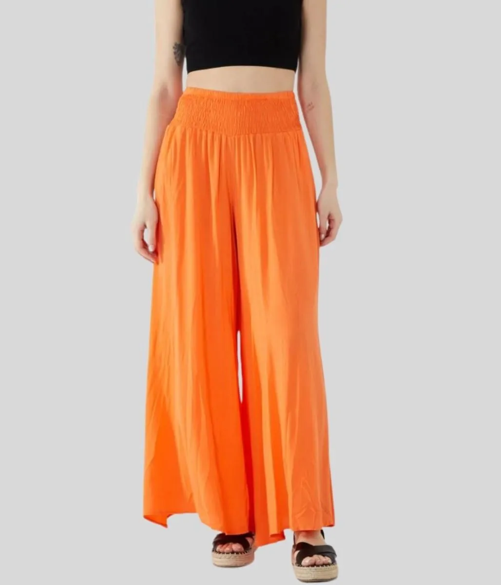 Orange Culotte Trousers