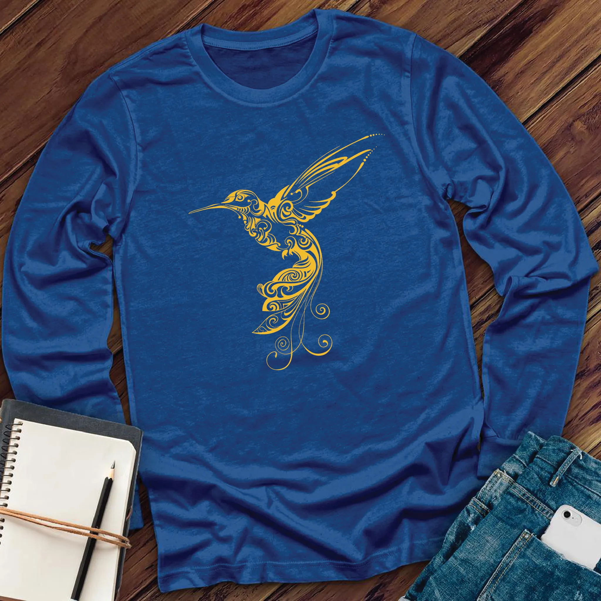 Ornamental Hummingbird Long Sleeve