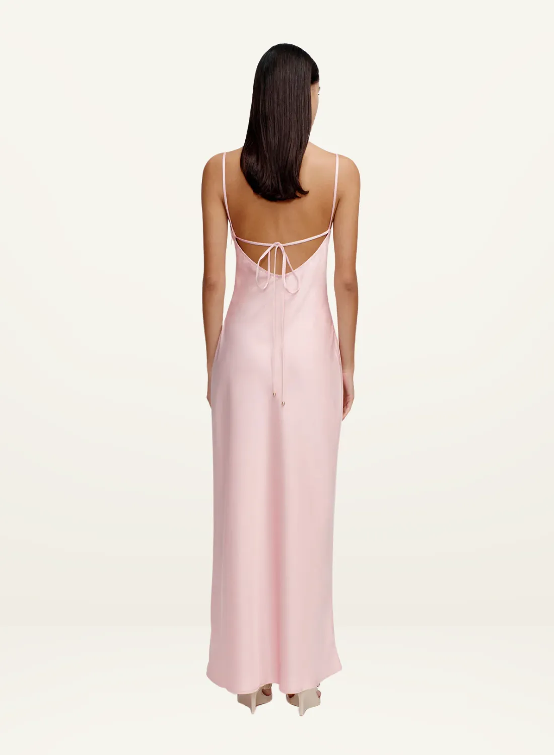 Ownley Winslow Midi Dress in DUSTY PINK