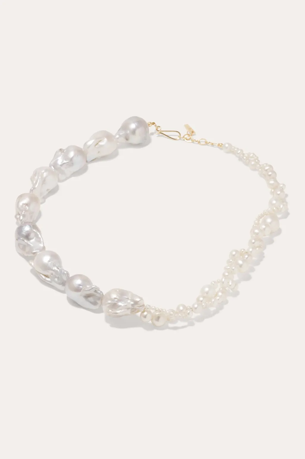 Parade of Possibilities - Pearl and Gold Plated Necklace