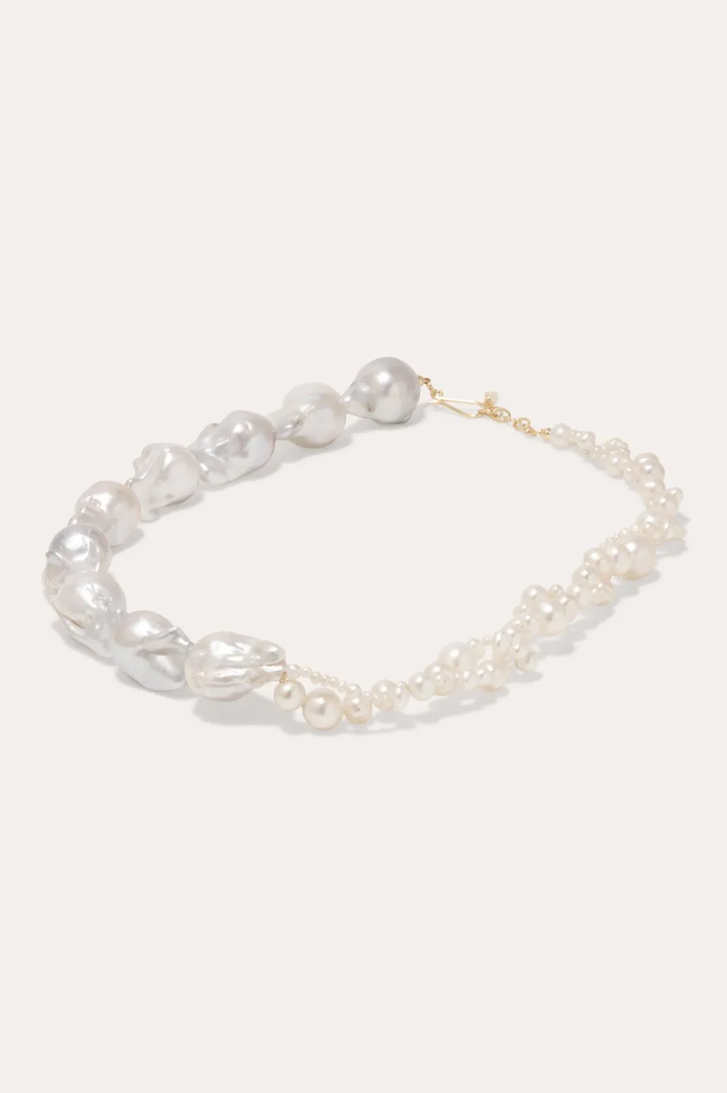 Parade of Possibilities - Pearl and Gold Plated Necklace