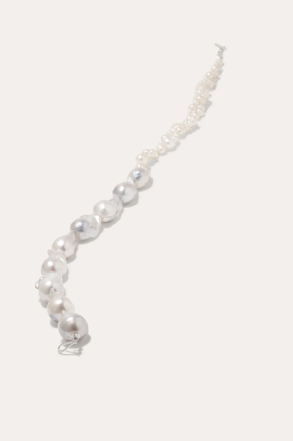 Parade Of Possibilities - Pearl and Platinum Plated Necklace