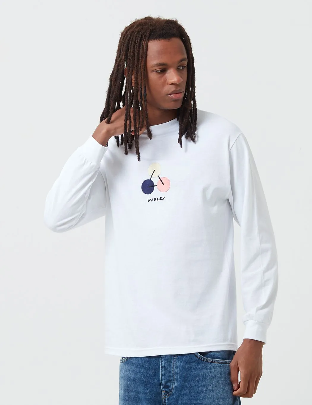 Parlez Ole Long Sleeve T-Shirt - White