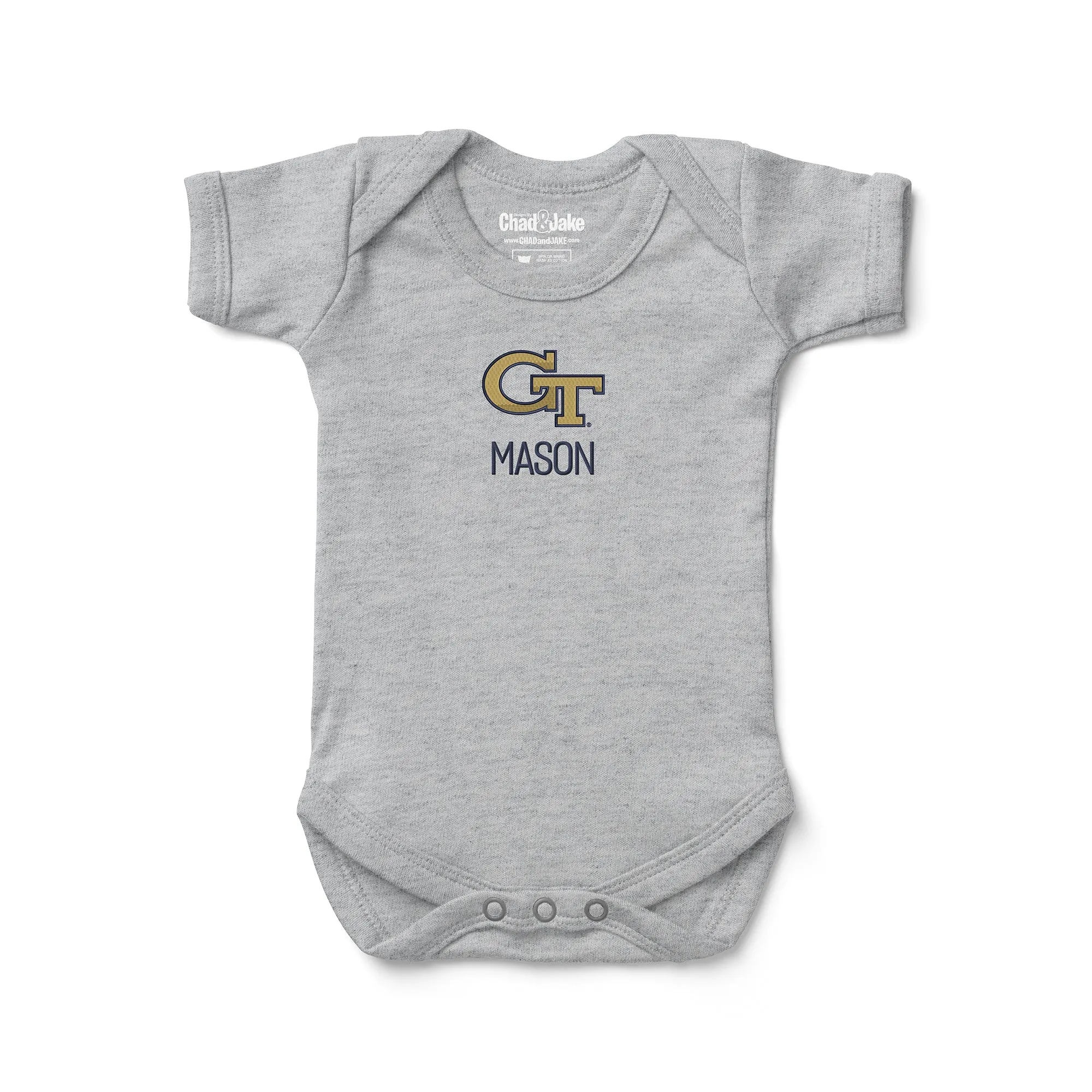 Personalized Georgia Tech Yellow Jackets Bodysuit