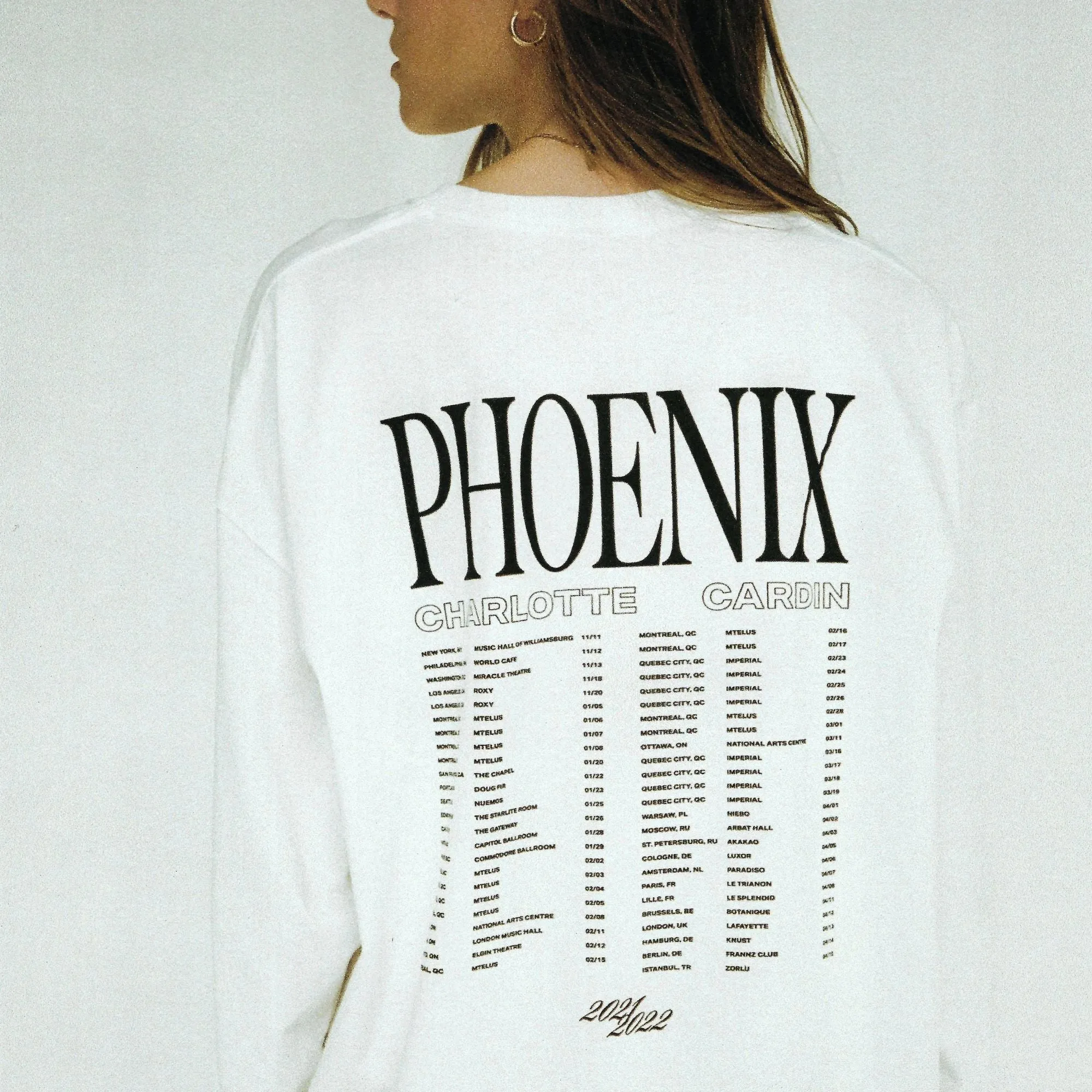 PHOENIX TOUR TEE WHITE LONG SLEEVE