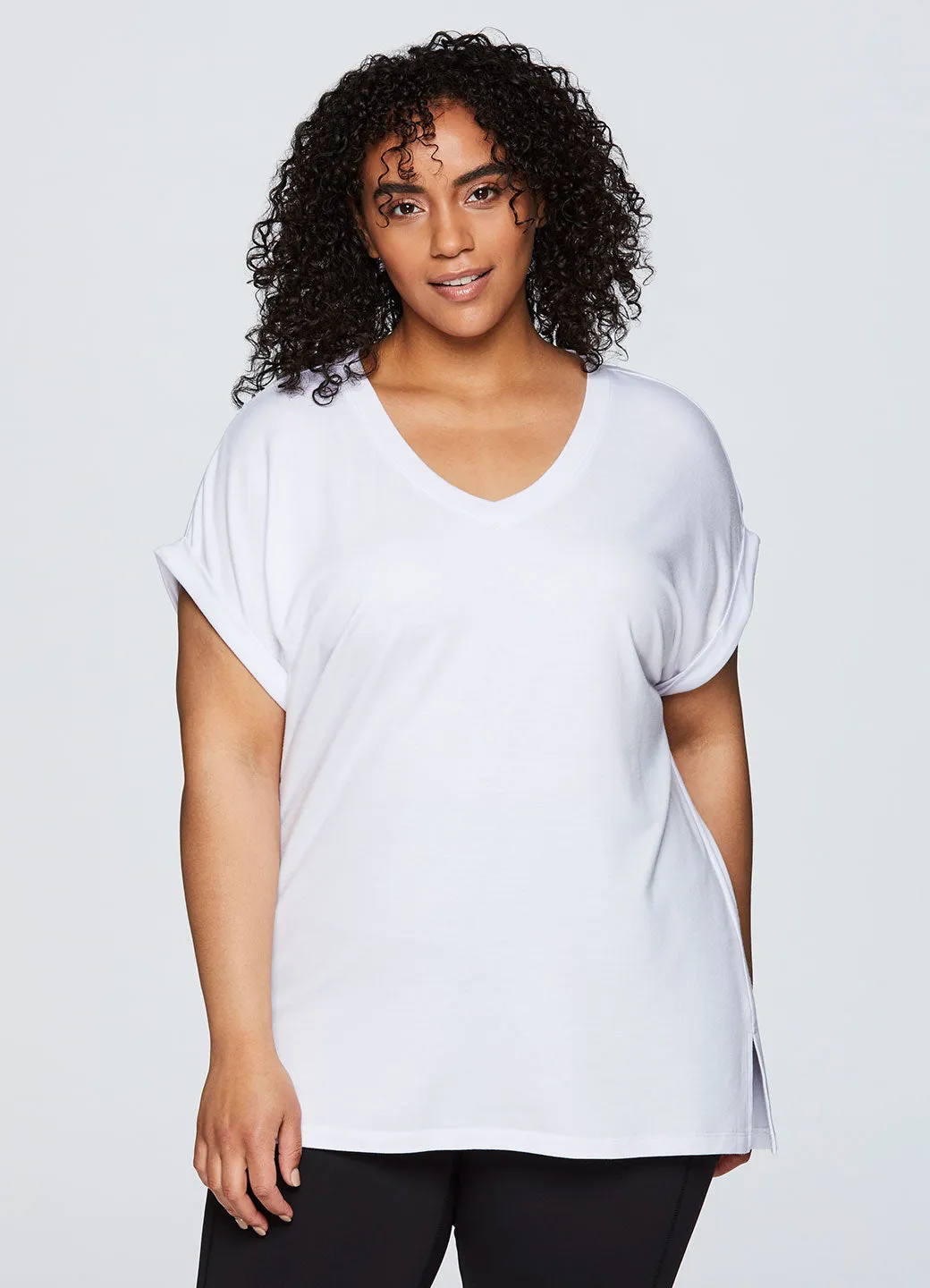 Plus Everyday V-Neck Tunic